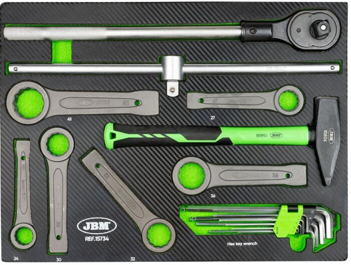 ΣΕΤ ΚΑΣΕΤΙΝΑ ΜΕ ΣΦΥΡΙ-ΚΑΣΤΑΝΙΑ 3/4"-ΚΛΕΙΔΙΑ ALLEN-ΚΡΟΥΣΤΙΚΑ ΚΛΕΔΙΑ  JBM