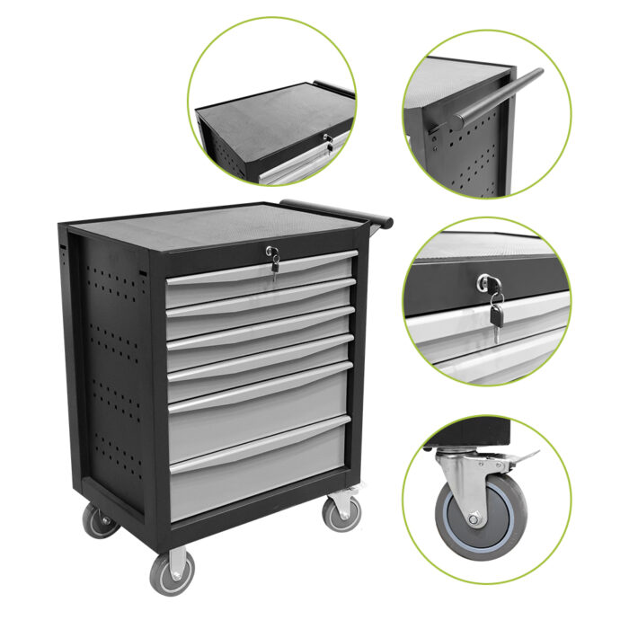 ΕΡΓΑΛΕΙΟΦΟΡΟΣ 6 ΣΥΡΤΑΡΙΩΝ ΜΕ ΕΡΓΑΛΕΙΑ (ΓΚΡΙ)