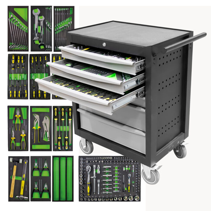 ΕΡΓΑΛΕΙΟΦΟΡΟΣ 6 ΣΥΡΤΑΡΙΩΝ ΜΕ ΣΕΤ ΕΡΓΑΛΕΙΩΝ – ΓΚΡΙ