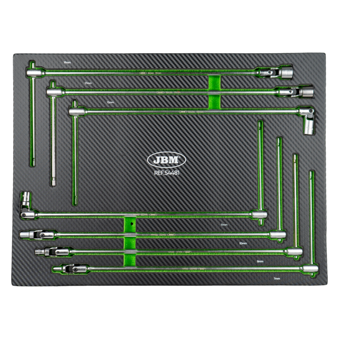 ΣΕΤ ΜΠΟΥΖΟΚΛΕΙΔΑ ΣΠΑΣΤΑ ΑΠΟ 7-19ΜΜ 7 ΤΕΜ. JBM