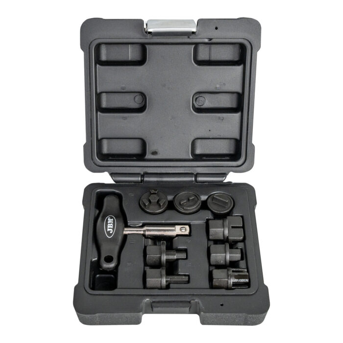 ΚΙΤ ΑΦΑΙΡΕΣΗΣ ΓΙΑ ΤΑΠΕΣ ΑΠΟΣΤΡΑΓΓΙΣΗΣ ΛΑΔΙΟΥ 9 ΤΕΜ. ΠΛΑΣΤΙΚΑ JBM