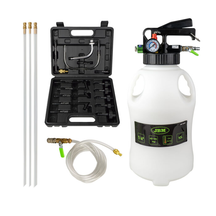 ΠΝΕΥΜΑΤΙΚΗ ΑΝΤΛΙΑ ΛΑΔΙΟΥ 10L ΜΕ 15 ΑΝΤΑΠΤΟΡΕΣ JBM